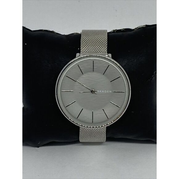 Skagen SKW2691 Women's Silver Stainless Steel Analog Dial Quartz Watch EY887 - Picture 1 of 12